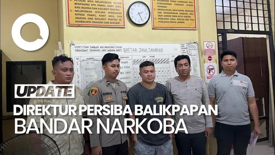 Video Bareskrim: Direktur Persiba Balikpapan Bandar Narkoba di Kaltim