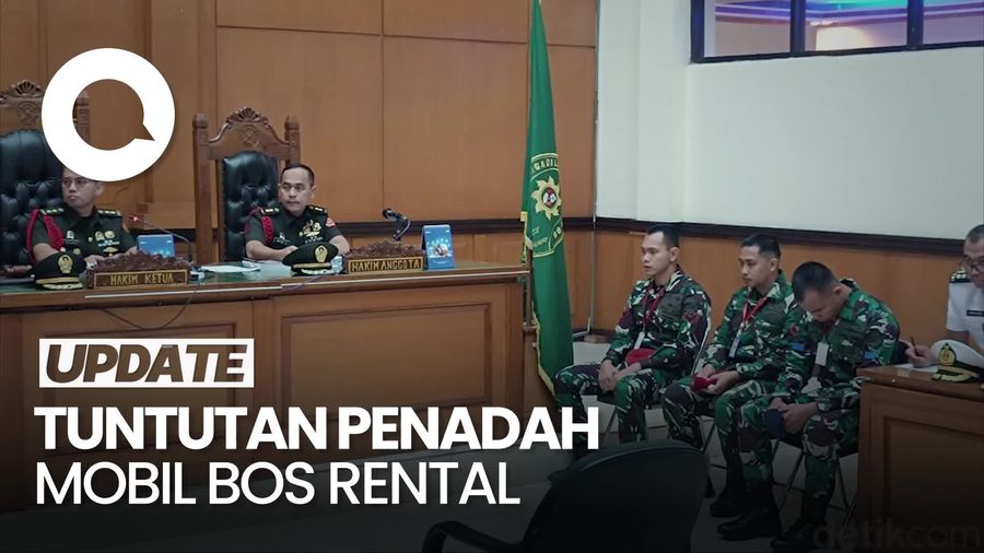 Video: Oknum TNI Jadi Penadah Mobil Bos Rental Dituntut 4 Tahun Penjara