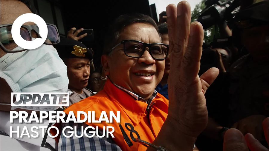 Video: PN Jaksel Gugurkan Praperadilan Hasto Terkait Kasus Suap