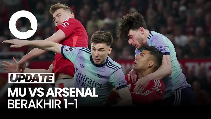 Video: Manchester United Vs Arsenal Tebar Ancaman, Skor Imbang 1-1