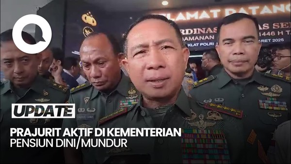 Video Panglima TNI: Prajurit Aktif di Kementerian Akan Pensiun Dini atau Mundur