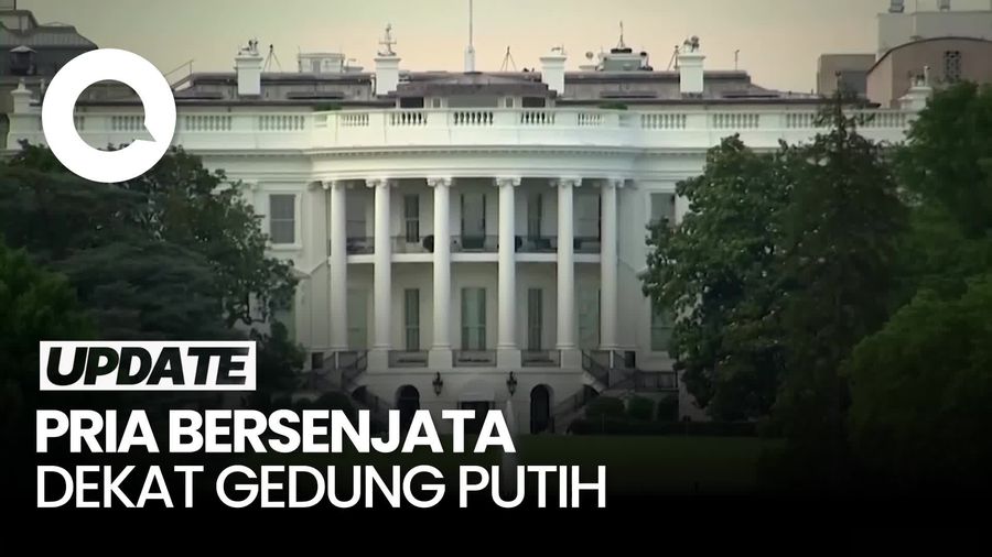 Video: Secret Service AS Tembak Pria Bersenjata di Dekat Gedung Putih