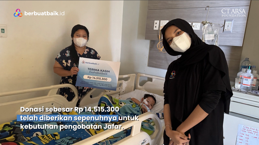 Setelah 7 Kali Operasi, Akhirnya Jafar Jalani Penutupan Kolostomi