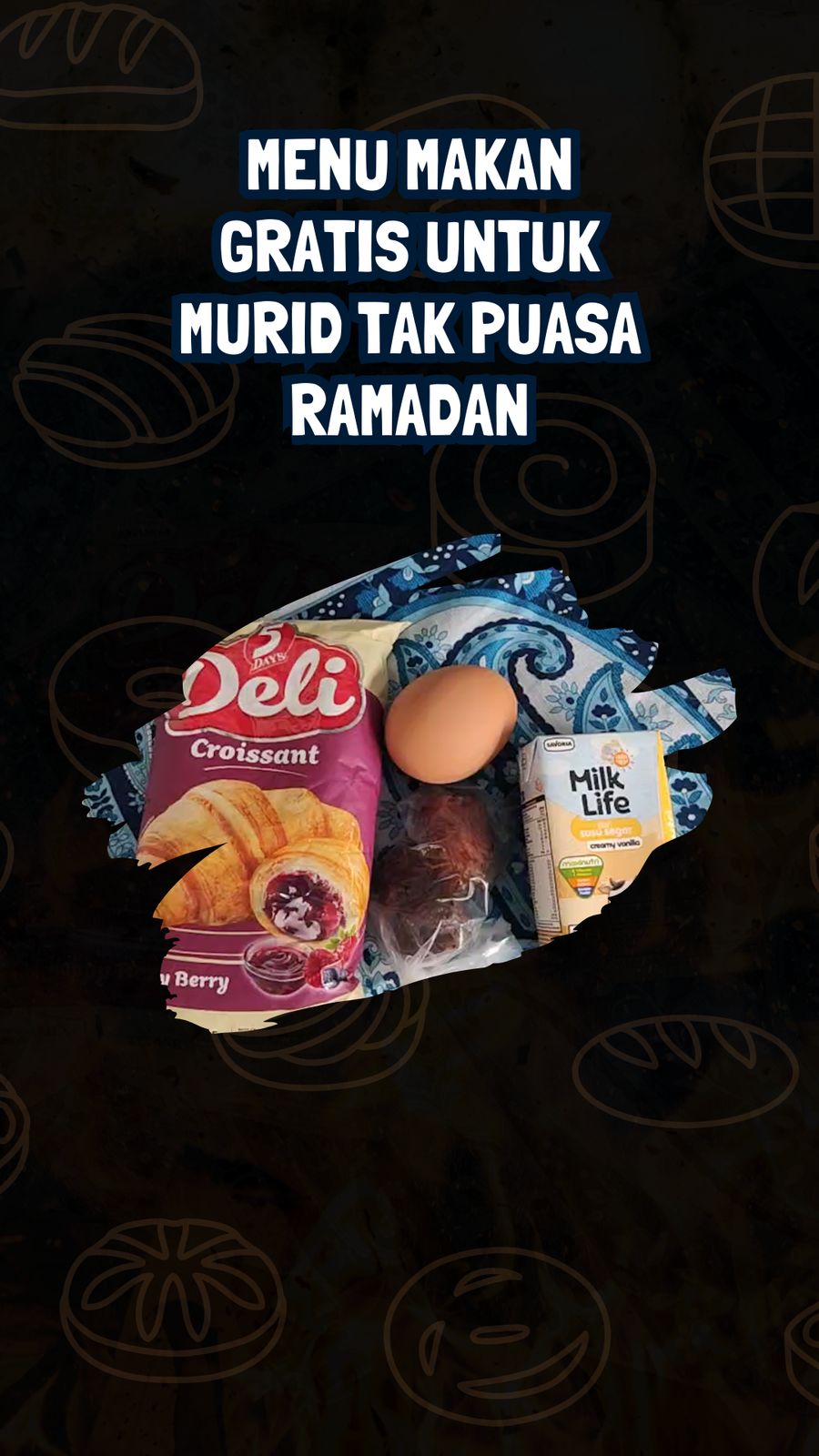 Video Murid SDN Cipulir yang Tak Puasa Ramadan Dapat Menu Makan Gratis Sama