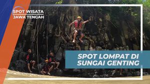 Kejutan Seru Melompat ke Sungai di Genting, Jawa Tengah