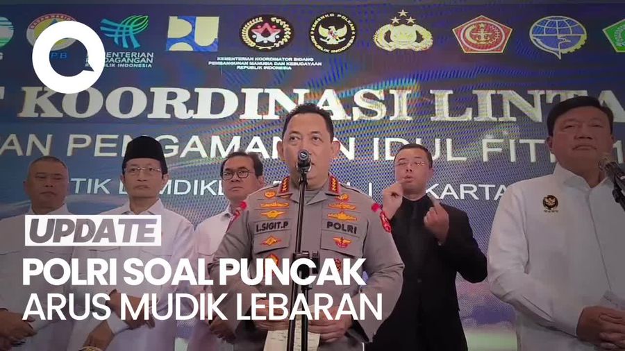 Video: Polri Prediksi Puncak Arus Mudik dan Balik Lebaran 2025 di Tanggal Ini