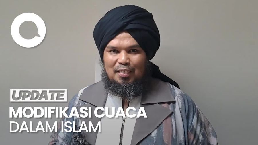 Video Kata Ustaz Derry soal Modifikasi Cuaca dalam Pandangan Islam
