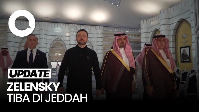 Video: Zelensky Tiba di Arab Saudi Jelang Perundingan dengan AS