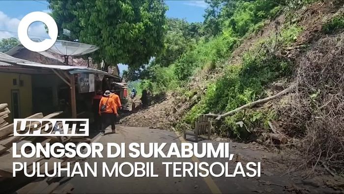 Video: Menembus Lokasi Terjebaknya Puluhan Mobil Akibat Longsor di Sukabumi