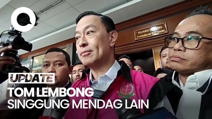 Video Tom Lembong di Kasus Korupsi Impor Gula: Kenapa Hanya Saya Jadi Tersangka
