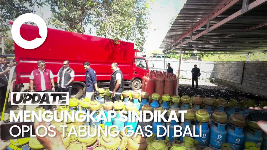 Video: Oplos Ribuan Tabung Gas Melon, Sindikat di Bali Untung Rp 3 M dalam 4 Bulan