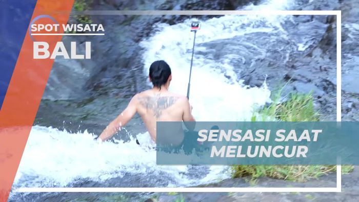 Merasakan Sensasi Berbeda Saat Meluncur di Water Slide Lemukih, Bali