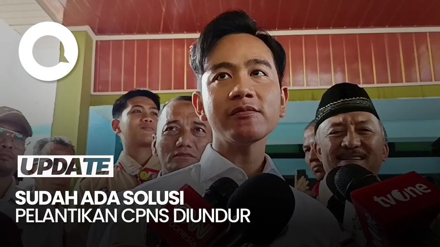 Video Gibran soal Pelantikan CPNS Diundur: Sudah Ada Solusinya