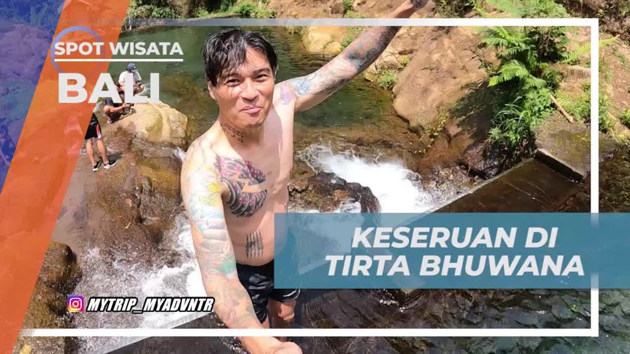 Berenang dan Bersenang-senang di Air Terjun Tirta Bhuwana, Bali