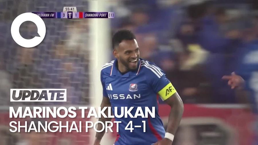 Video: Dua Gol Lopes Bawa Marinos ke Perempat Final Liga Champions Asia
