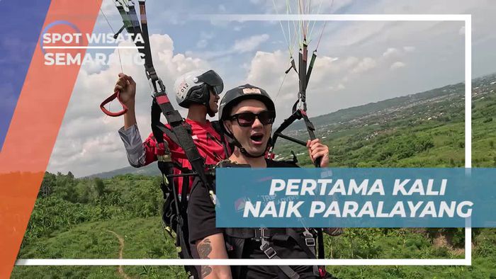 Merasakan Sensasi Terbang Perdana menggunakan Paralayang di Semarang