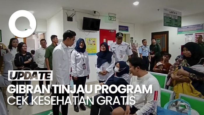 Video: Gibran Tinjau Cek Kesehatan Gratis di Puskesmas Mampang-Pancoran