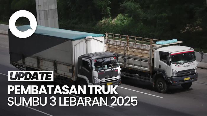 Video: Pembatasan Truk Sumbu 3 Saat Mudik Lebaran Berlaku Mulai 24 Maret