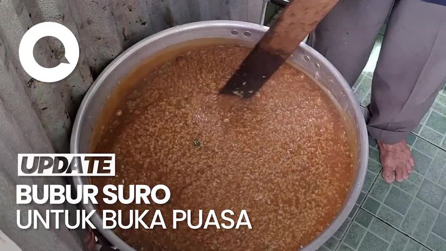 Video: Tradisi Bagi-bagi Bubur Suro untuk Buka Puasa di Palembang