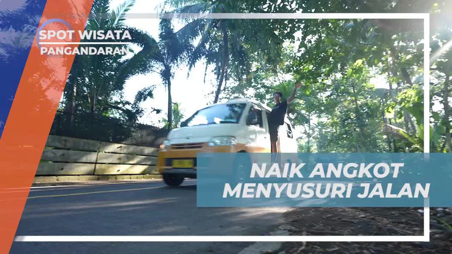 Menyusuri Keindahan Kota Pangandaran dengan Angkot
