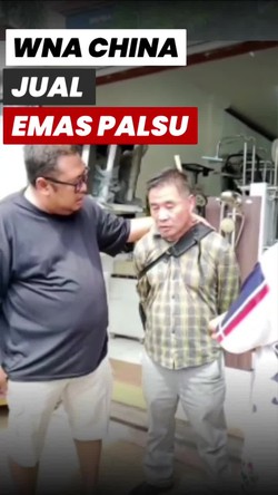 Video: Momen Penangkapan WNA China Penjual Emas Palsu di Bandar Lampung