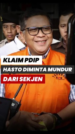 Video Deddy PDIP: Ada Utusan Minta Hasto Mundur-Jangan Pecat Jokowi