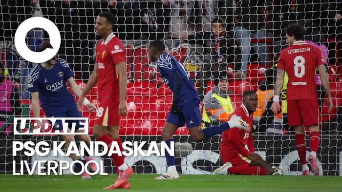 Video Wajah-wajah Kecewa Setelah Liverpool Dikandaskan PSG