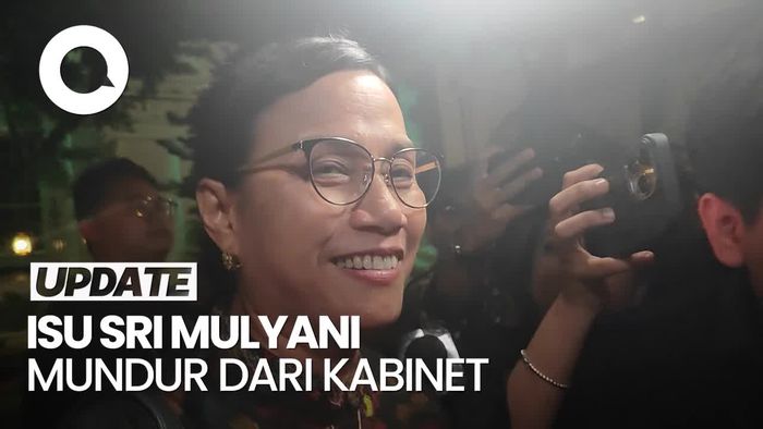 Video: Senyum Sri Mulyani Saat Ditanya Isu Mundur dari Kabinet Prabowo
