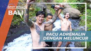 Memacu Adrenalin dengan Meluncur di Water Slide Alami, Bali