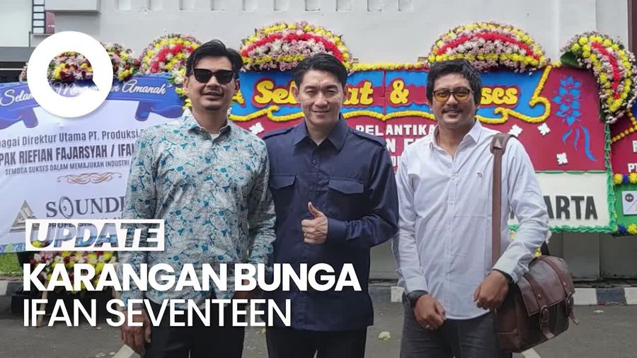 Video Gedung PFN Bersih dari Karangan Bunga Ifan Seventeen Jadi Dirut 
