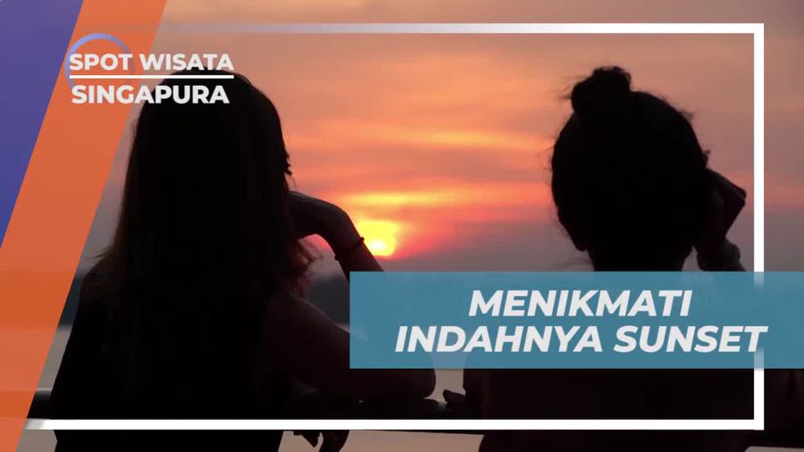 Menanti Sunset Indah di Atas Kapal Pesiar, Singapura