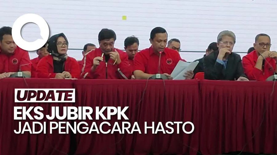 Video PDIP Tambah 17 Pengacara untuk Hasto Kristiyanto, Ada Eks Jubir KPK