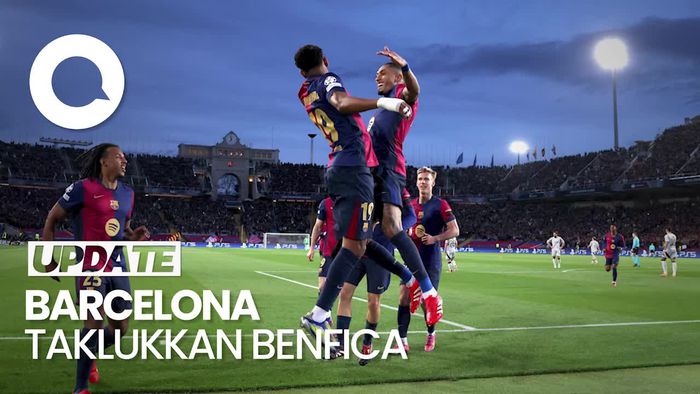 Taklukkan Benfica 3-1, Barcelona Lolos ke Perempatfinal