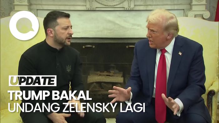 Video: Trump Nyatakan Bakal Kembali Mengundang Zelensky ke Gedung Putih