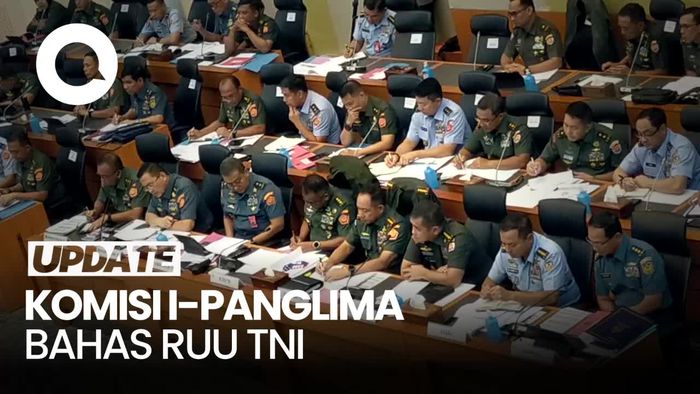 Video: Komisi I DPR Raker Bareng Panglima Bahas RUU TNI