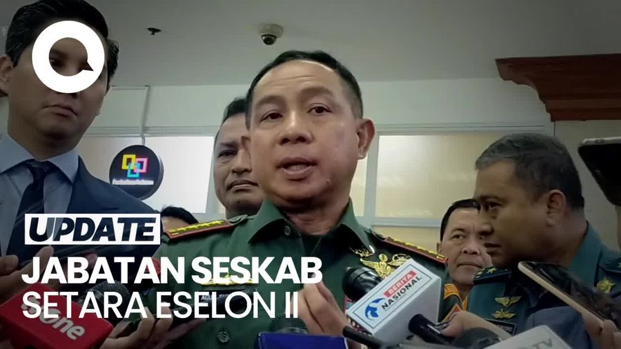 Video: Panglima TNI Sebut Posisi Seskab Letkol Teddy di Bawah Setmilpres