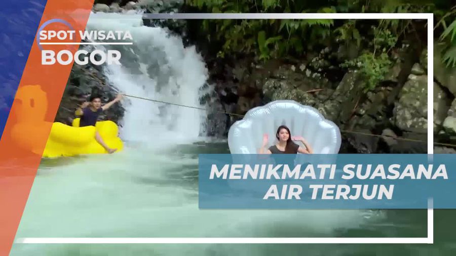 Menikmati Suasana Sejuk di Air Terjun Kencana Geulis, Bogor