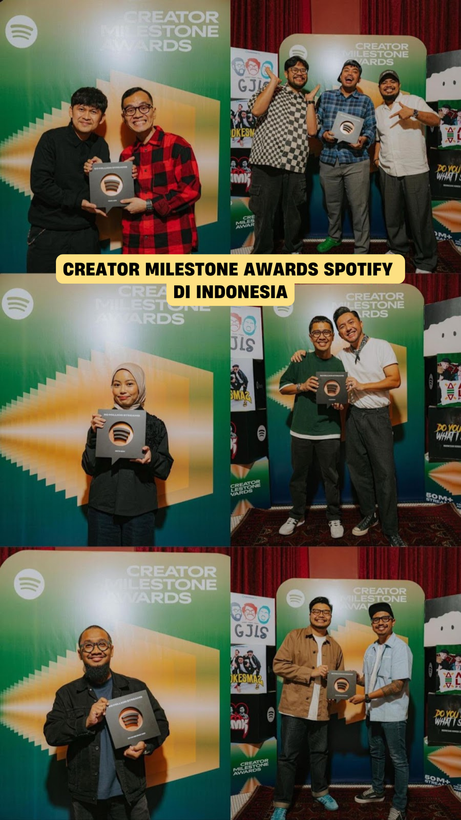 Video: 6 Podcast Raih Creator Milestone Awards Spotify Pertama di Indonesia