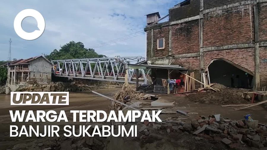 Video: Warga Terdampak Banjir Cidadap Sukabumi Inginkan Normalisasi Sungai