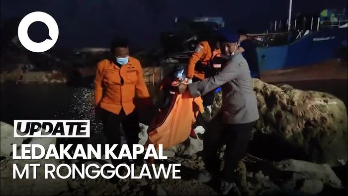 Video: Satu Lagi Korban Ledakan Kapal MT Ronggolawe di Lamongan Ditemukan
