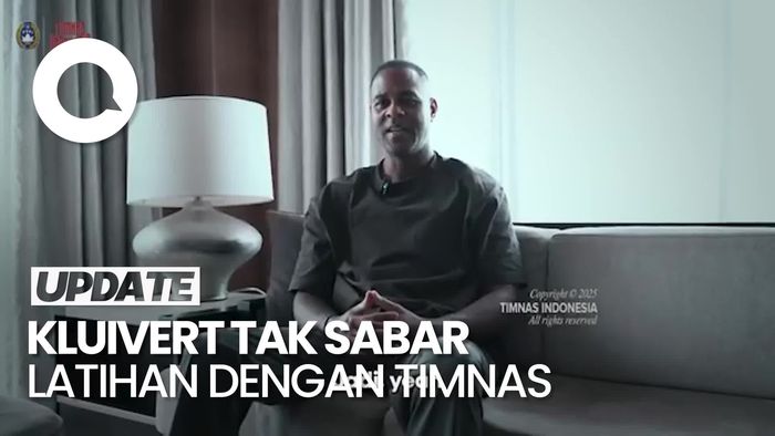 Video Kluivert Tak Sabar Pimpin Latihan Timnas Indonesia: Saya Menantikannya
