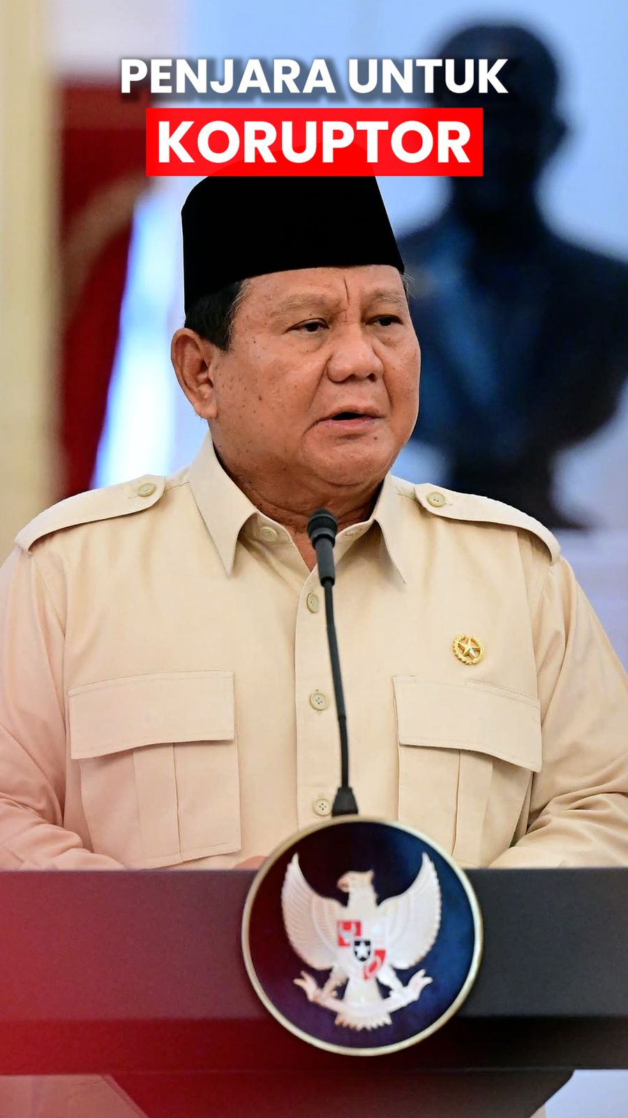 Video: Prabowo Mau Buat Penjara Koruptor di Pulau Kecil yang Dikelilingi Hiu