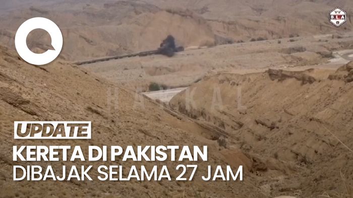 Video: Horor Ledakan Bom-Tembakan saat Kereta di Pakistan Dibajak Separatis