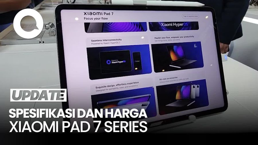 Video: Spesifikasi dan Harga Xiaomi Pad 7 Series di Indonesia