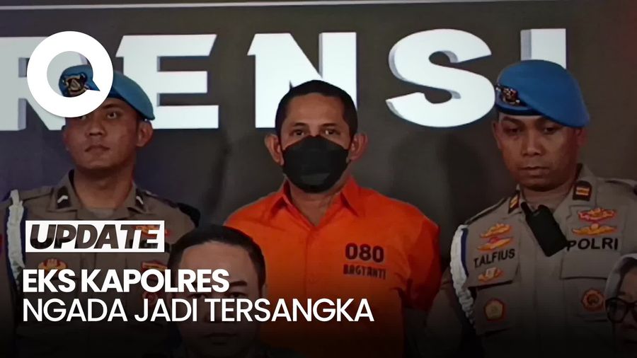 Video: Eks Kapolres Ngada Pakai Baju Tahanan, Resmi Jadi Tersangka