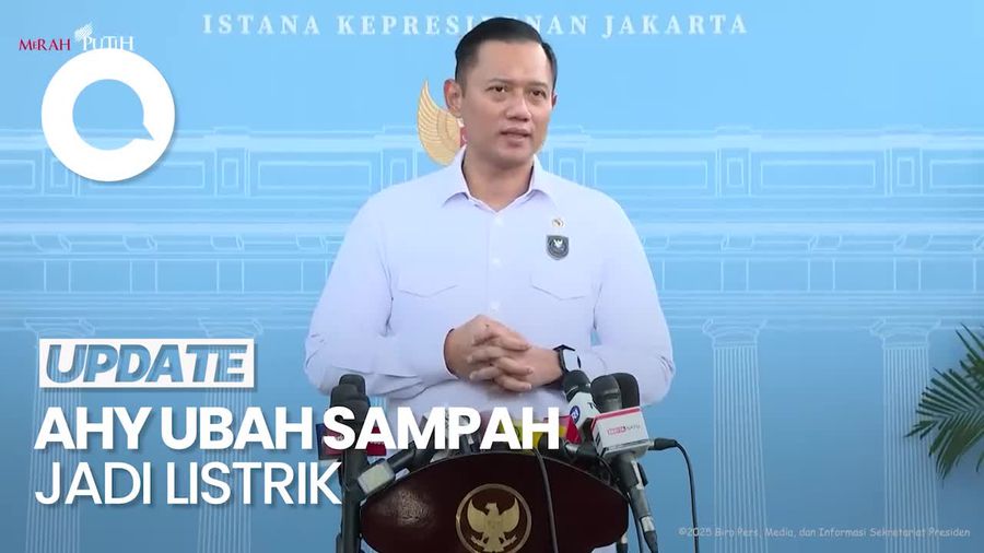 Video Diperintah Prabowo, AHY Bakal Konversi Sampah Jadi Energi Listrik