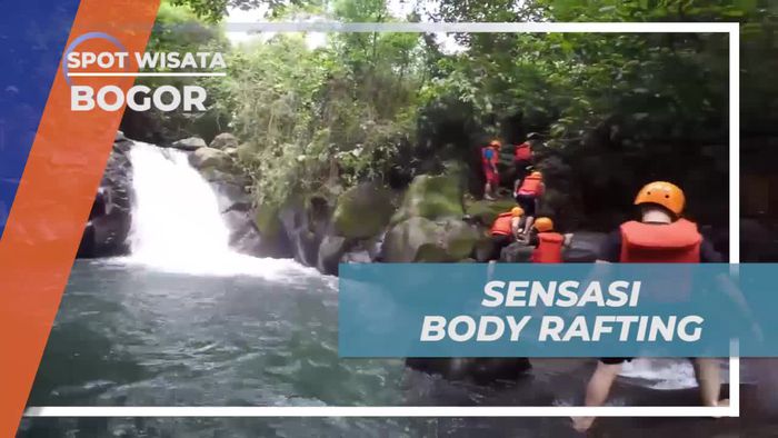 Nikmati Sensasi Body Rafting yang Seru di Curug Panjang, Bogor