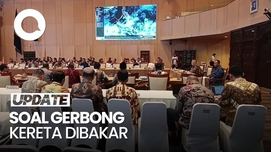 Video: Menhub Soroti Gerbong KA Dibakar, Minta Tak Terjadi saat Mudik Lebaran