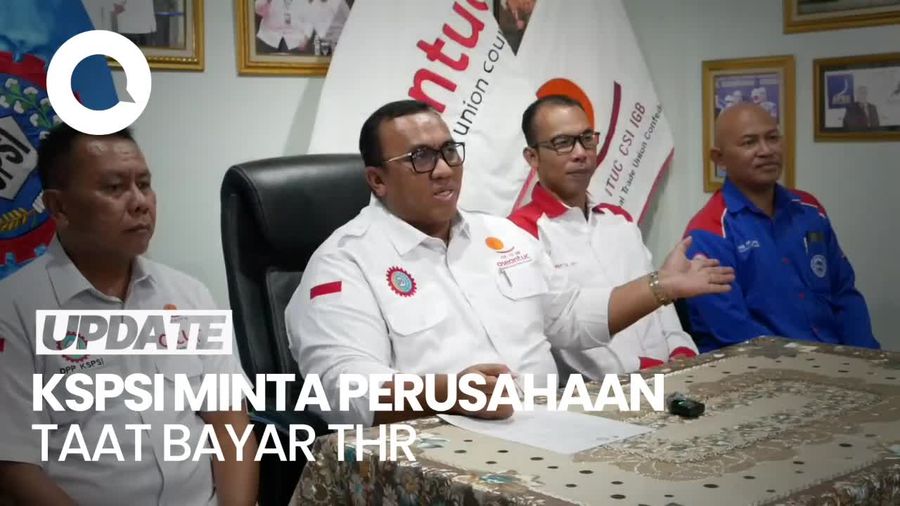 Video: KSPSI Akan Gugat Perusahaan yang Tidak Taat Bayar THR