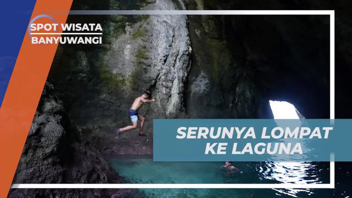 Berenang Menyusuri Keindahan di Laguna Pulau Bedil, Banyuwangi